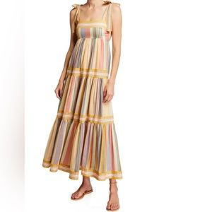 Zimmermann Striped Midi Dress